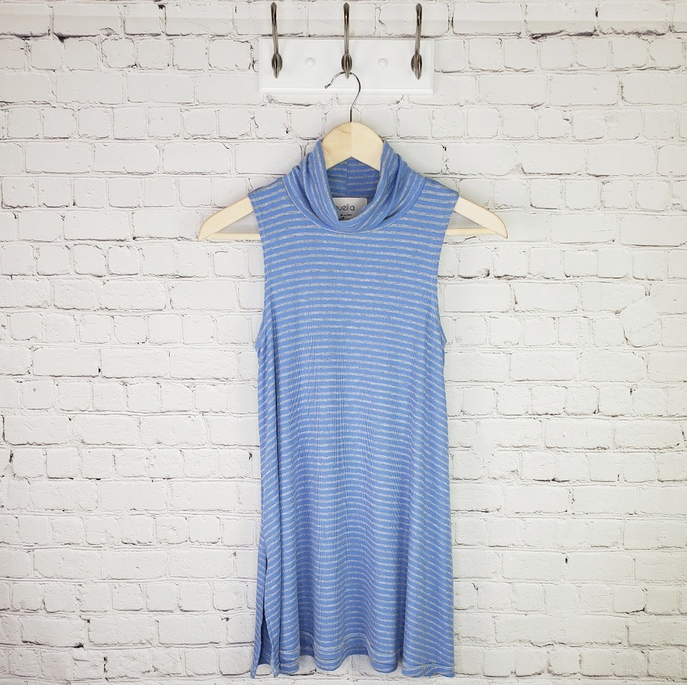 Puella striped cowl neck tunic
